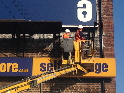 Repair billboards and signage