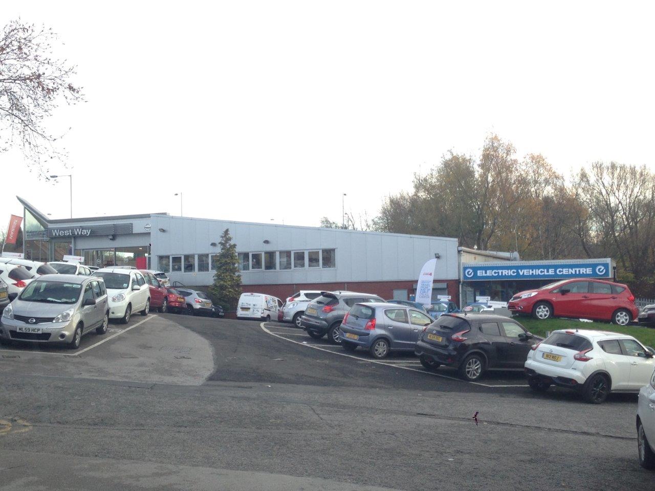Westway Nissan Electric Vehicle Centre From Distance